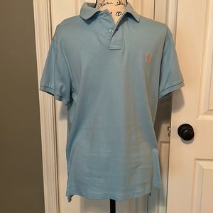 Polo baby blue shirt